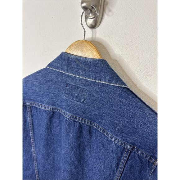 GWG Denim Trucker Jacket Men’s 40 Vintage 90s Levi’s Era Canada Made - Picture 8 of 11